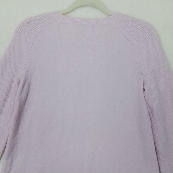 LOFT Petites Flared Sleeve Super Soft Sweater Size Small in Pink - Picture 7 of 10